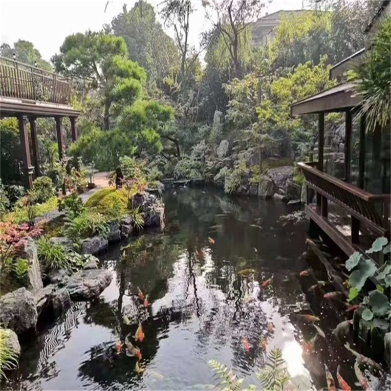 永康庭院假山鱼池样式